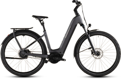 Produktbild: Cube Kathmandu Hybrid Comfort Pro 800 slabgrey´n´black, Seitenansicht (weißer Hintergrund)