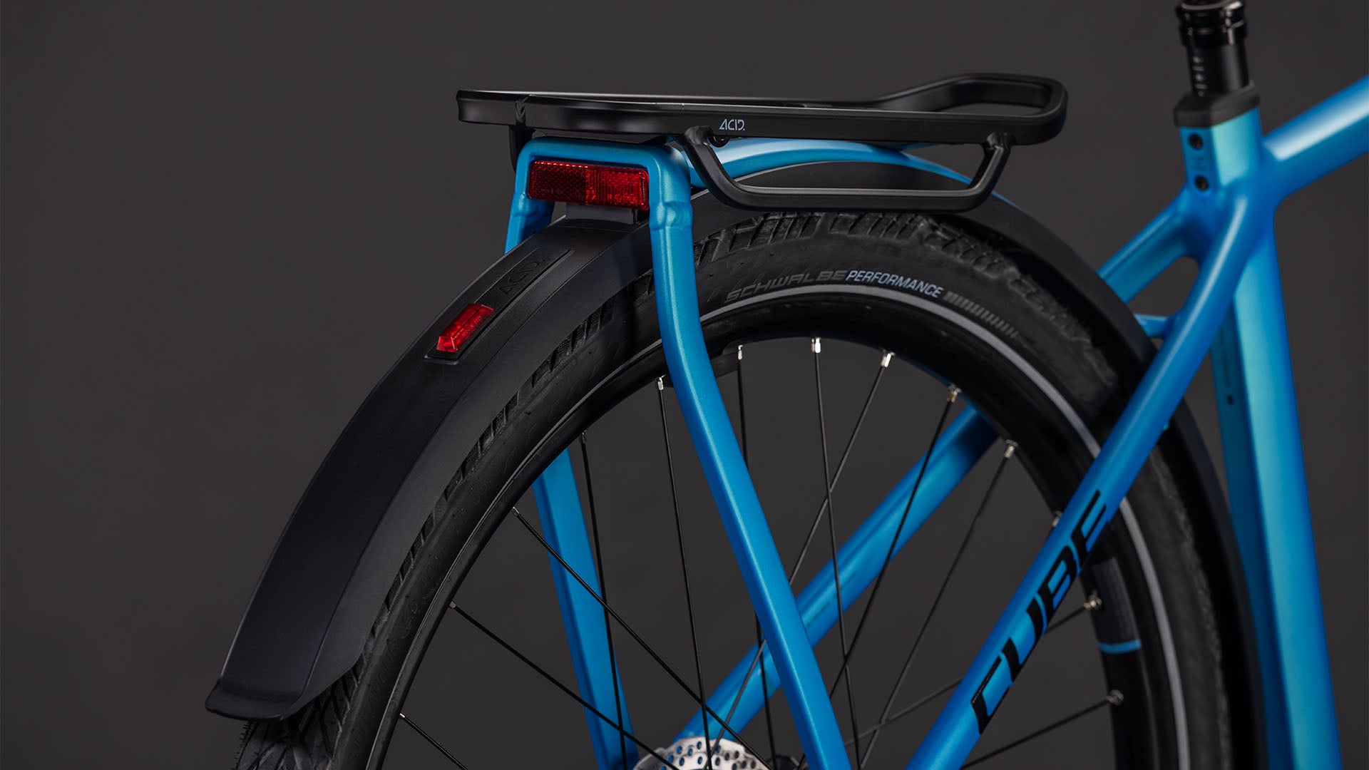 Produktbild: Cube Kathmandu Hybrid Comfort Pro 800 azure´n´black, Detailaufnahme 03