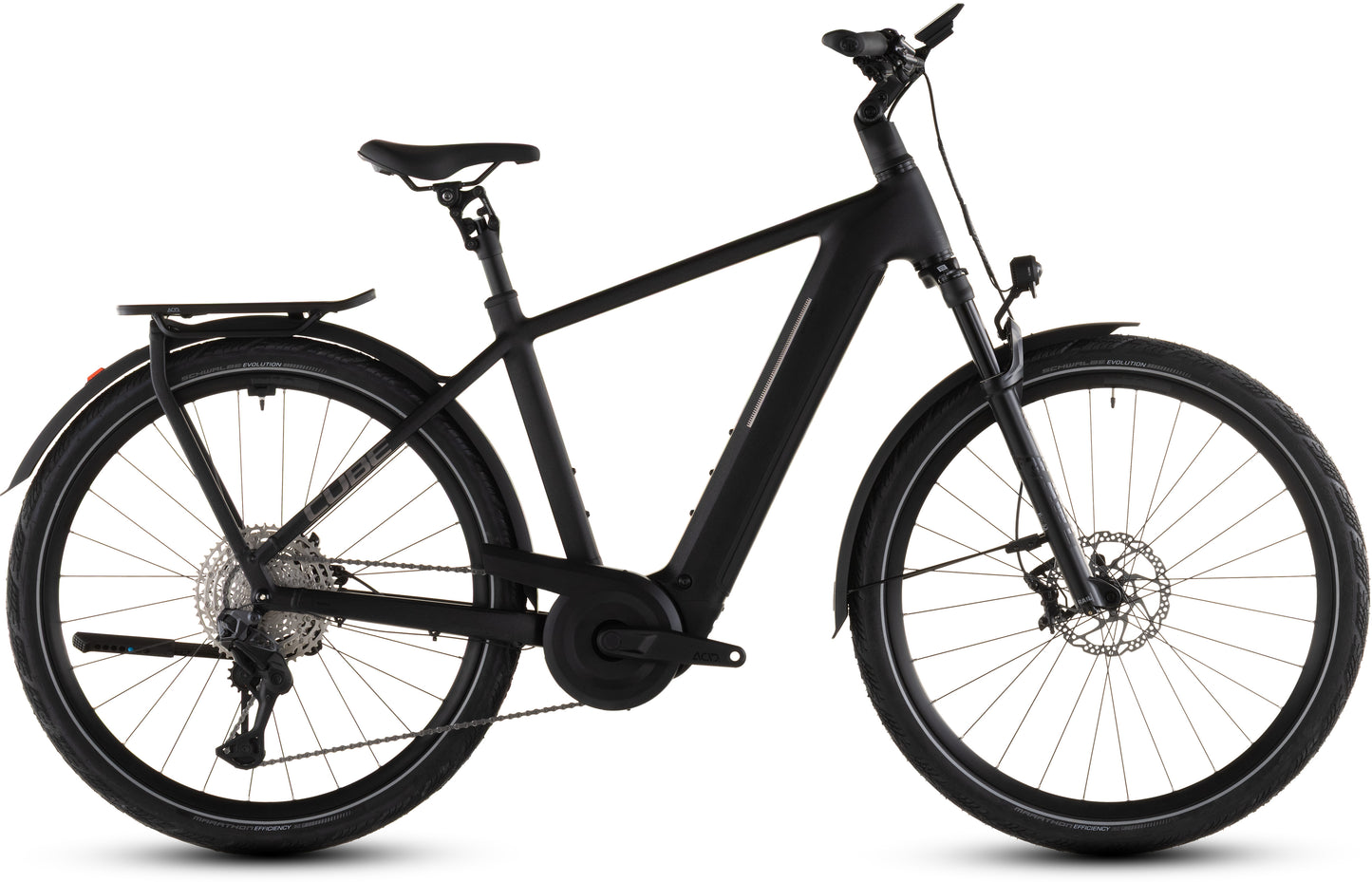 Produktbild: Cube Kathmandu Hybrid SLX 800 silverdust´n´chrome, Seitenansicht (weißer Hintergrund)