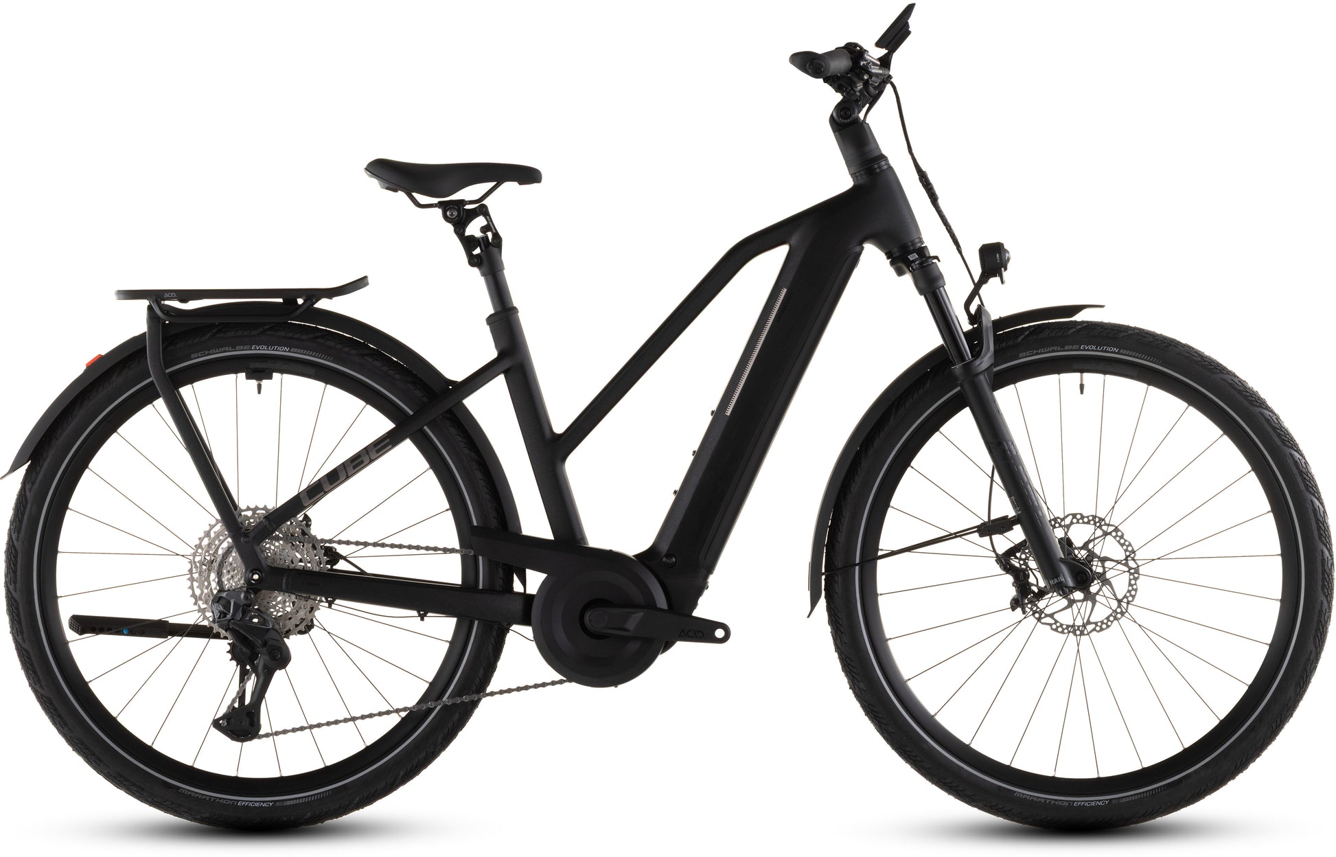 Produktbild: Cube Kathmandu Hybrid SLX 800 silverdust´n´chrome, Seitenansicht (weißer Hintergrund)