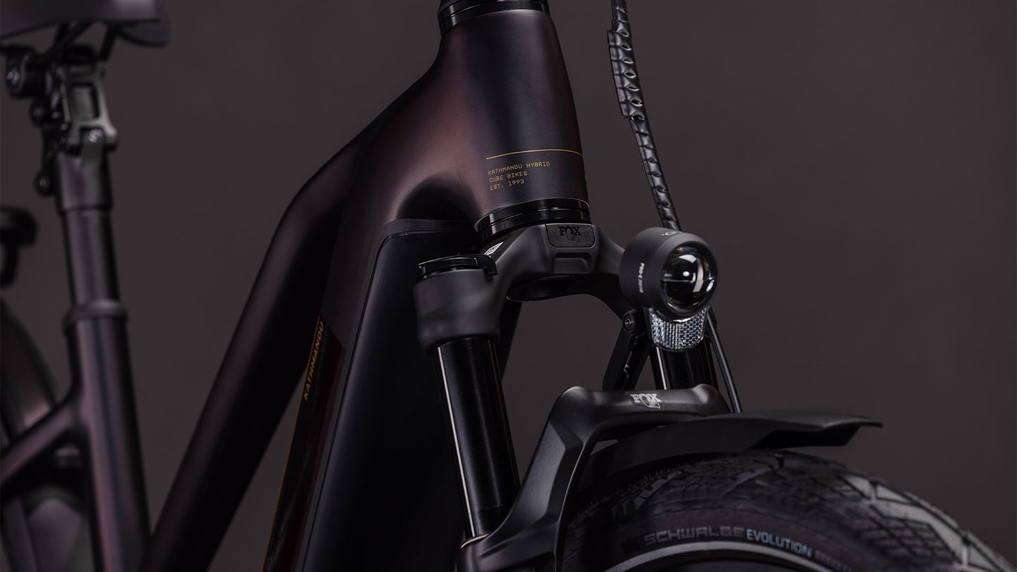 Produktbild: Cube Kathmandu Hybrid Comfort SLX 800 solareclipse´n´gold, Detailaufnahme 06