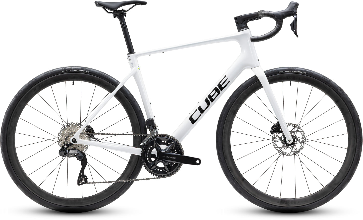 Cube Attain C:62 SLX metallicwhite´n´black 2027