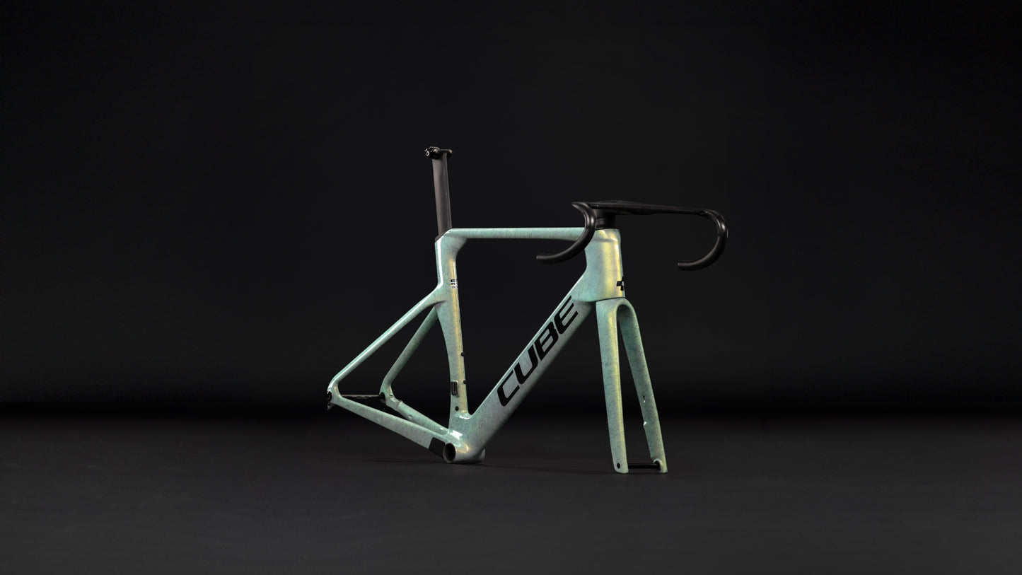 Cube Litening AERO C:68X Frameset genesisfibre´n´black 2027