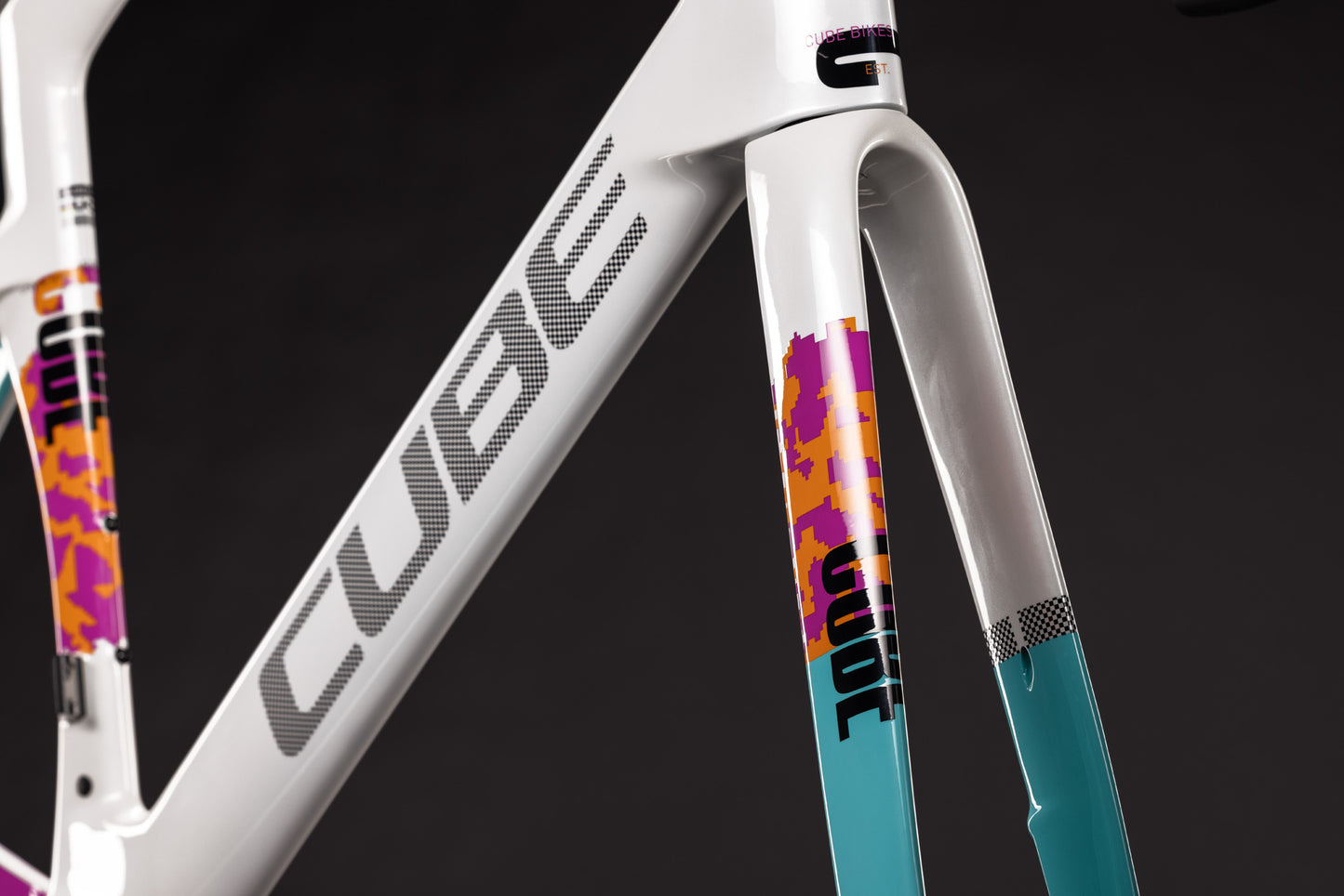 Cube Litening AERO C:68X Frameset graphic´n´white 2027