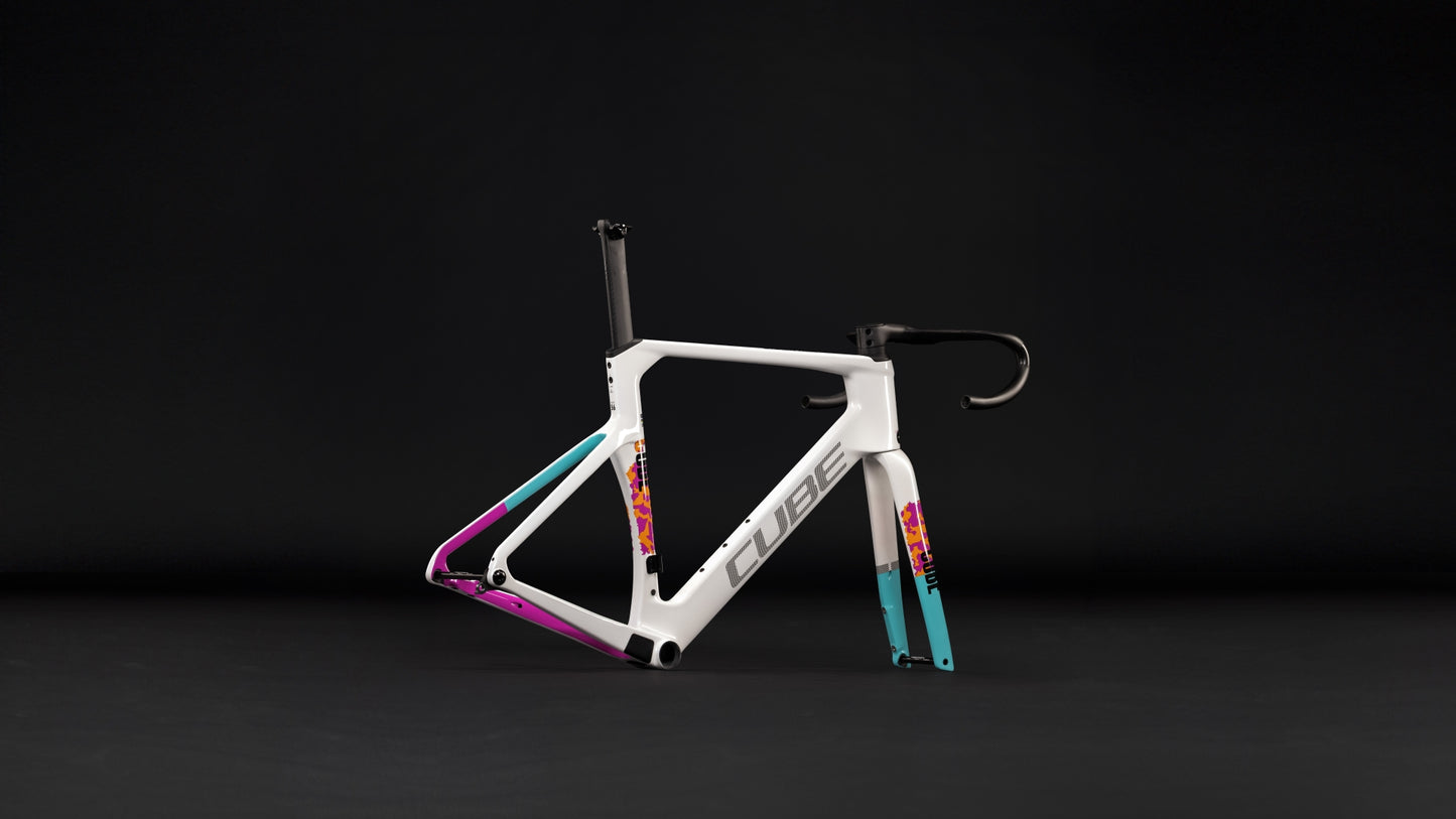 Cube Litening AERO C:68X Frameset graphic´n´white 2027