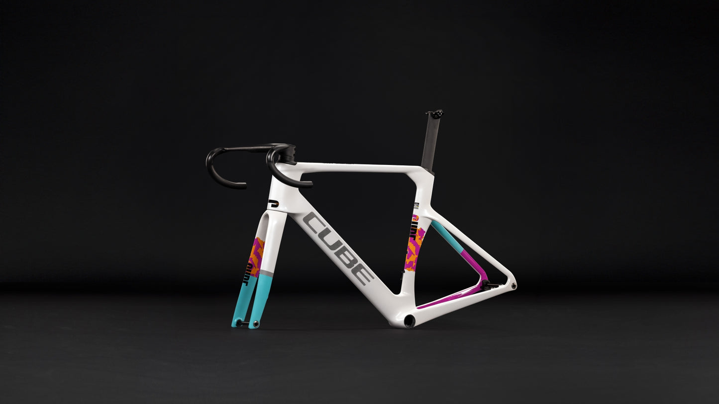 Cube Litening AERO C:68X Frameset graphic´n´white 2027