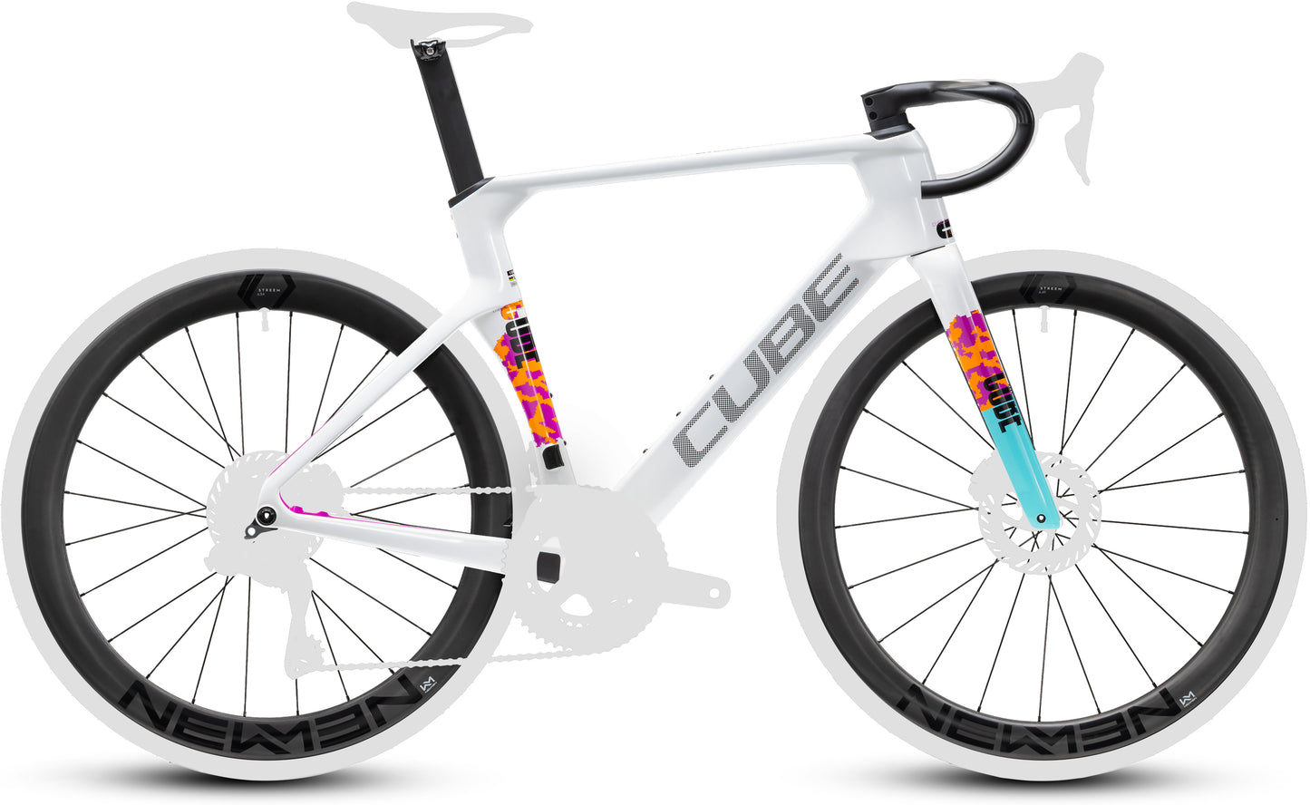 Cube Litening AERO C:68X Frameset graphic´n´white 2027