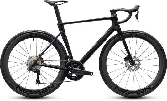 CUBE Litening Air C:68X Race Rennrad 2027 in blackpearl und black, Seitenansicht