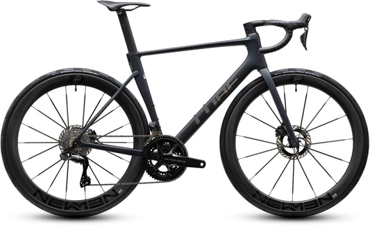 CUBE Litening Air C:68X SLT Rennrad 2027 in halogrey und prizm, Seitenansicht