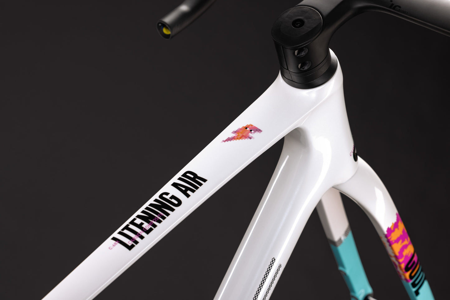 Cube Litening AIR C:68X Frameset graphic´n´white 2027