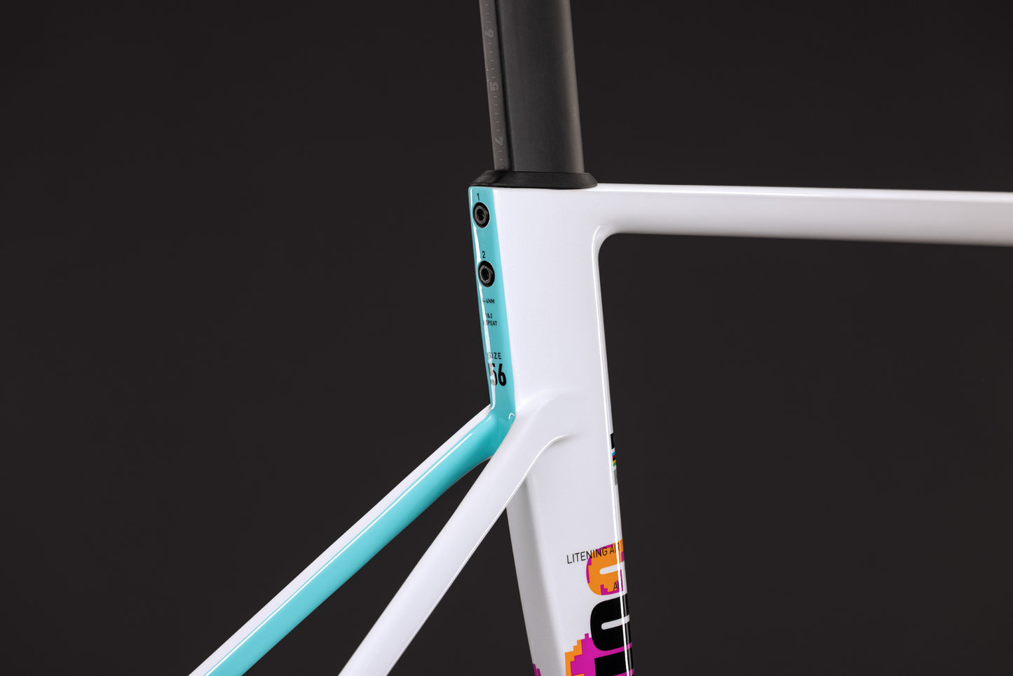 Cube Litening AIR C:68X Frameset graphic´n´white 2027
