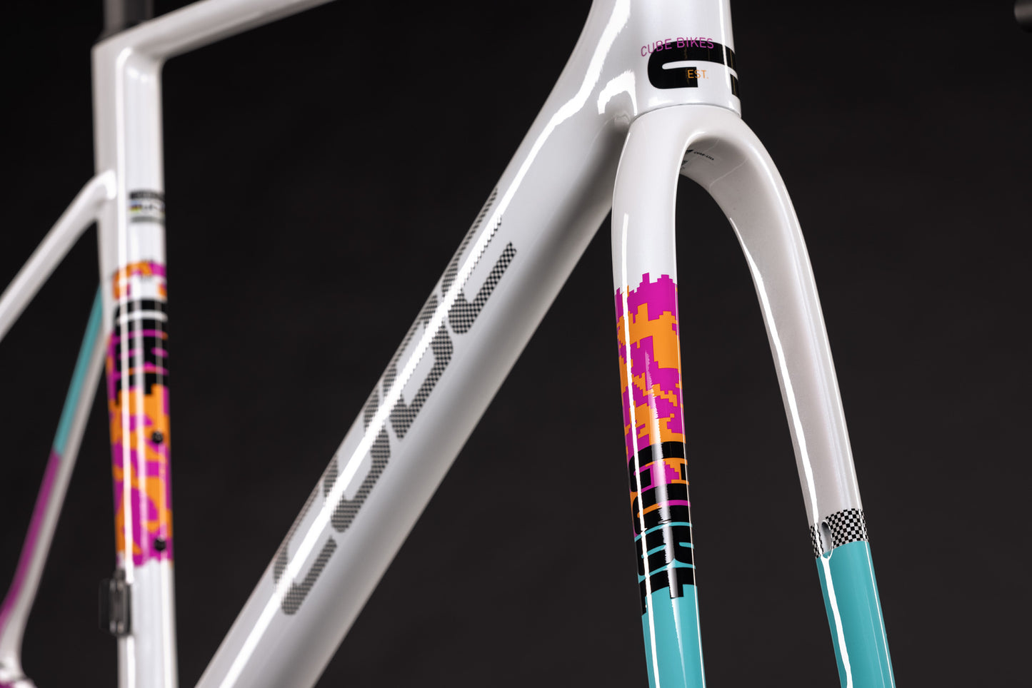 Cube Litening AIR C:68X Frameset graphic´n´white 2027