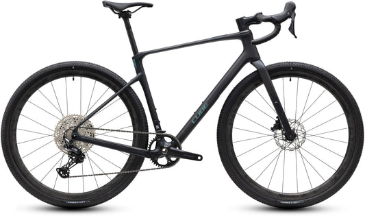 CUBE Nuroad C:62 ONE Gravelbike 2027 in carbon und shiftverde, Seitenansicht