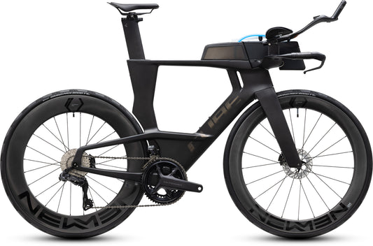 CUBE Aerium C:68X Race Zeitfahrrad 2027 in carbon und chrome, Seitenansicht