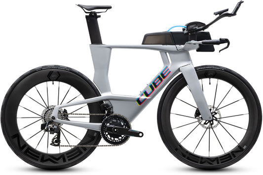 CUBE Aerium C:68X SLX Zeitfahrrad 2027 in spaceship und cmyk, Seitenansicht