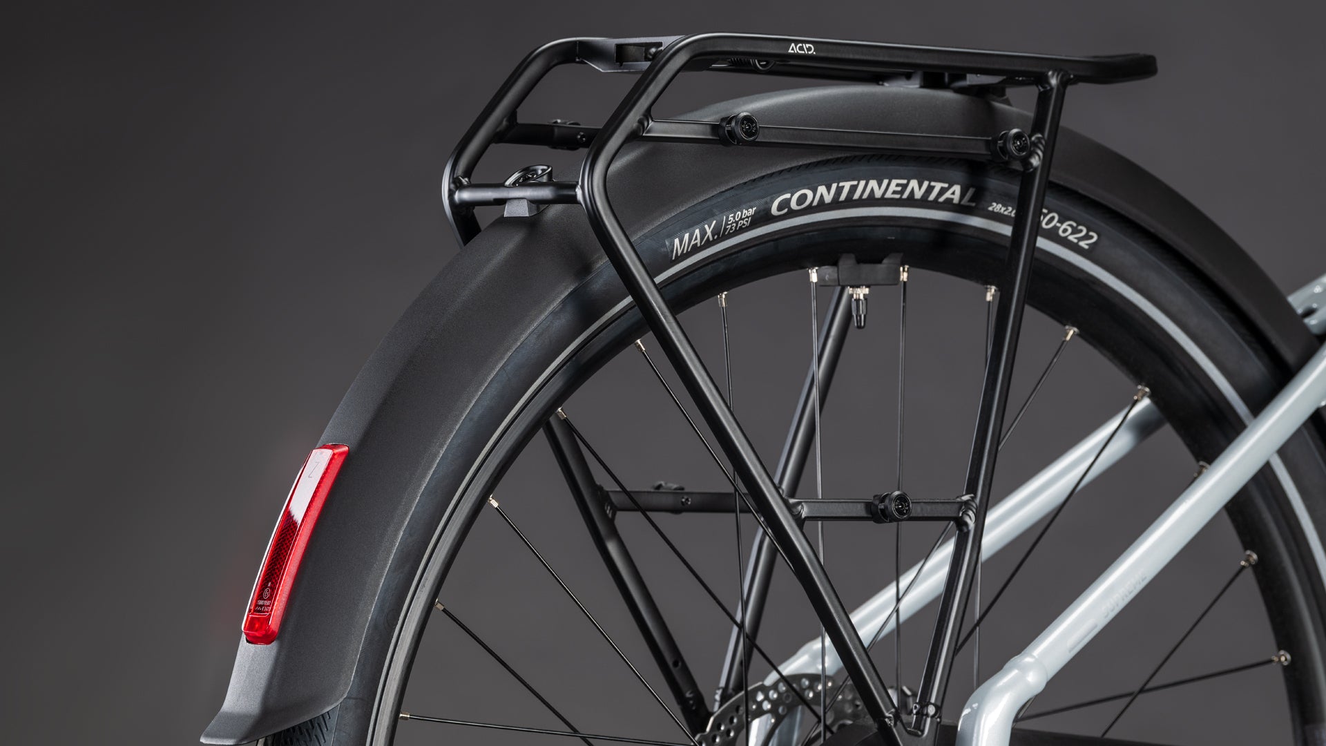 Produktbild: Cube Supreme Hybrid Comfort ONE 600 foggrey´n´reflex, Detailaufnahme 05