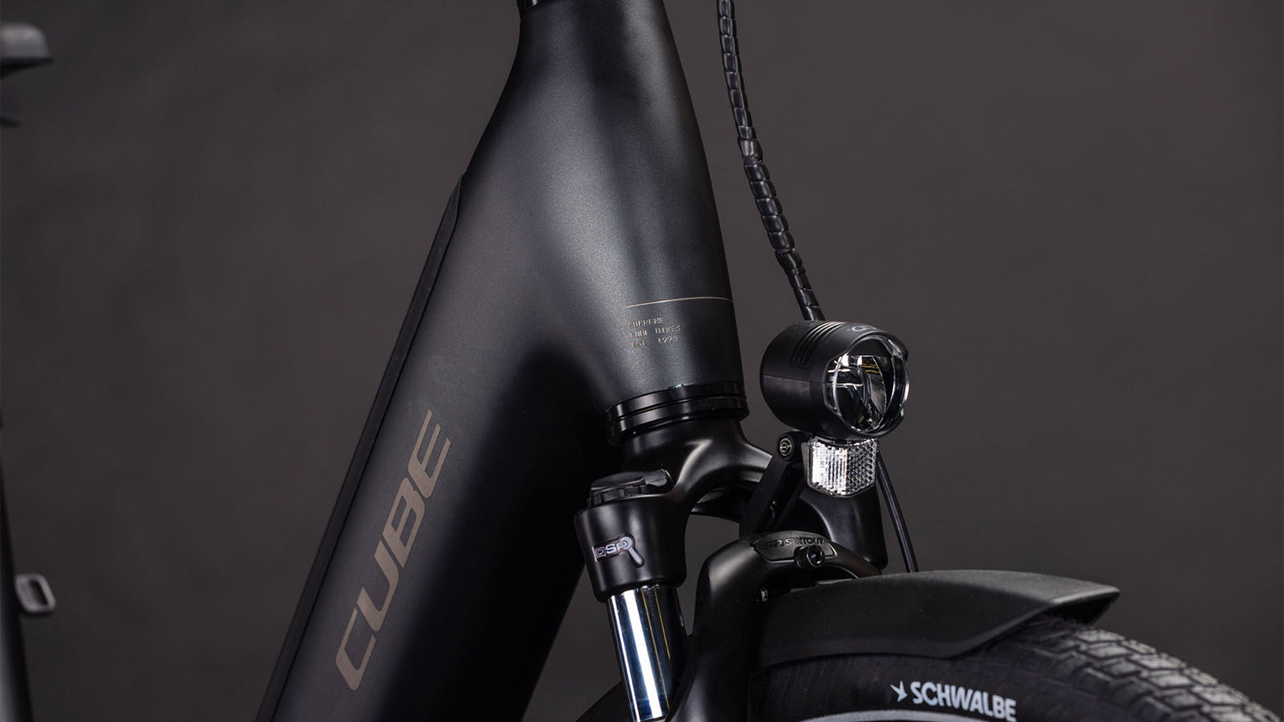 Produktbild: Cube Supreme Hybrid Comfort Pro 600 grey´n´chrome, Detailaufnahme 05