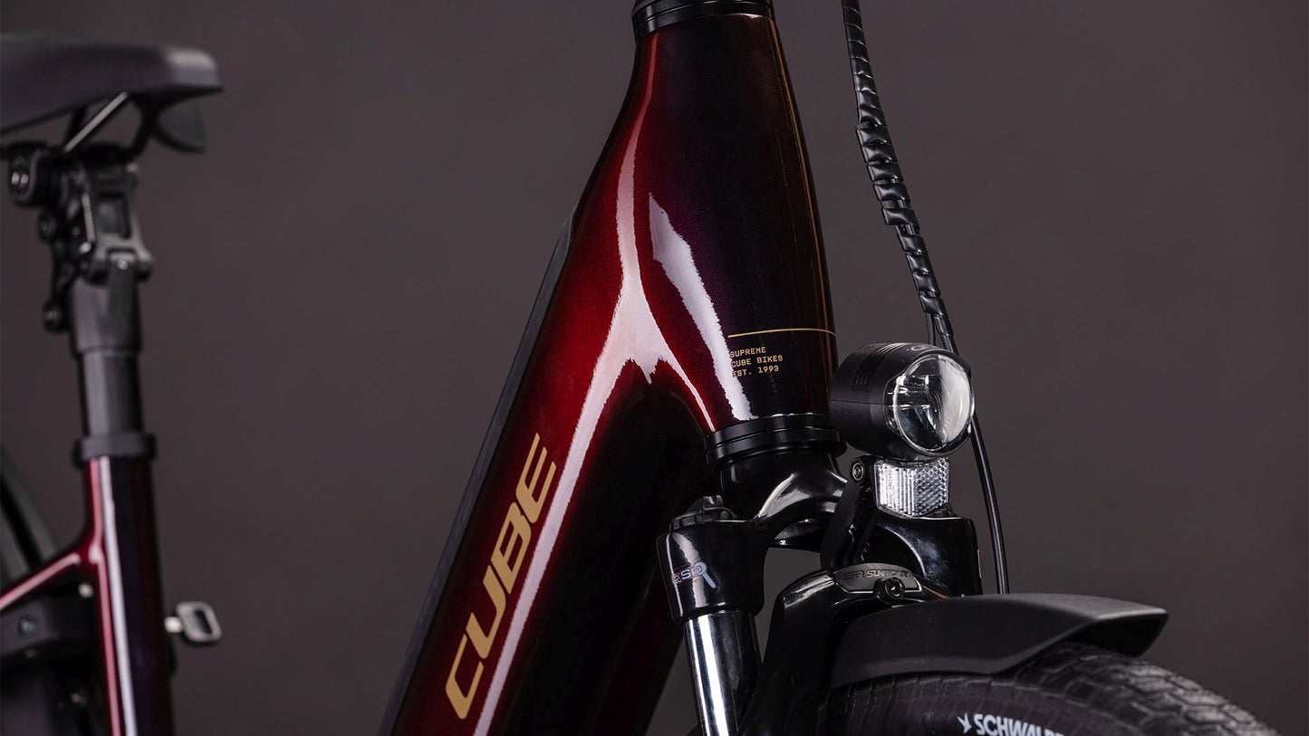 Produktbild: Cube Supreme Hybrid Comfort Pro 600 solareclipse´n´gold, Detailaufnahme 05