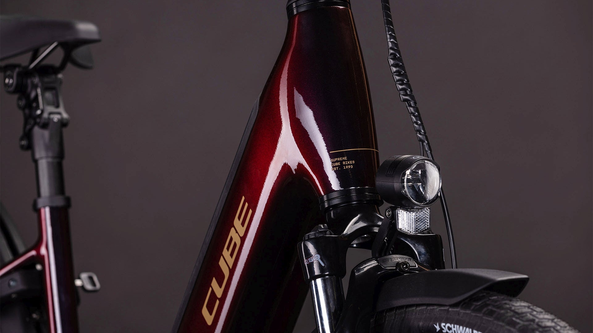 Produktbild: Cube Supreme Hybrid Comfort Pro 600 solareclipse´n´gold, Detailaufnahme 05