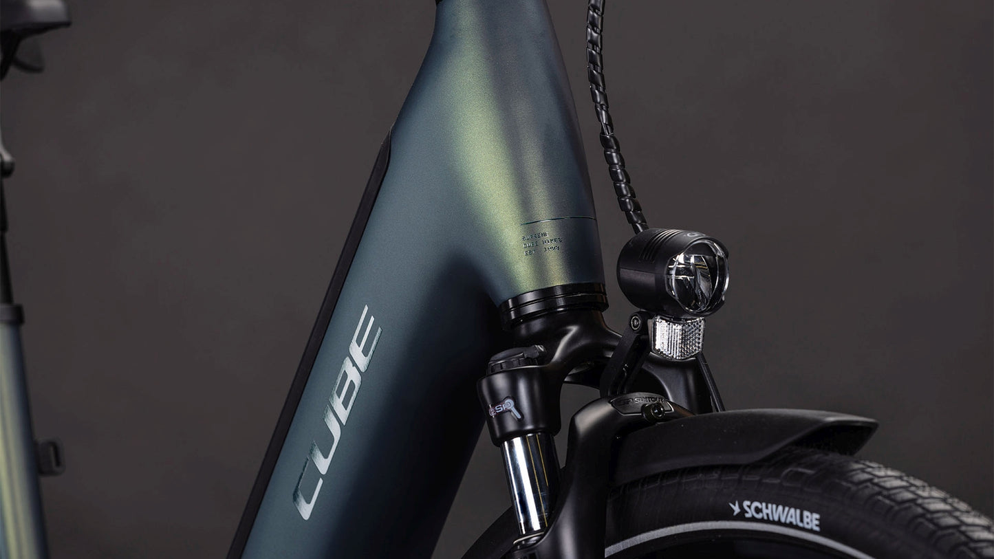 Produktbild: Cube Supreme RT Hybrid Comfort EXC 600 sagebrushgreen´n´prism, Detailaufnahme 05