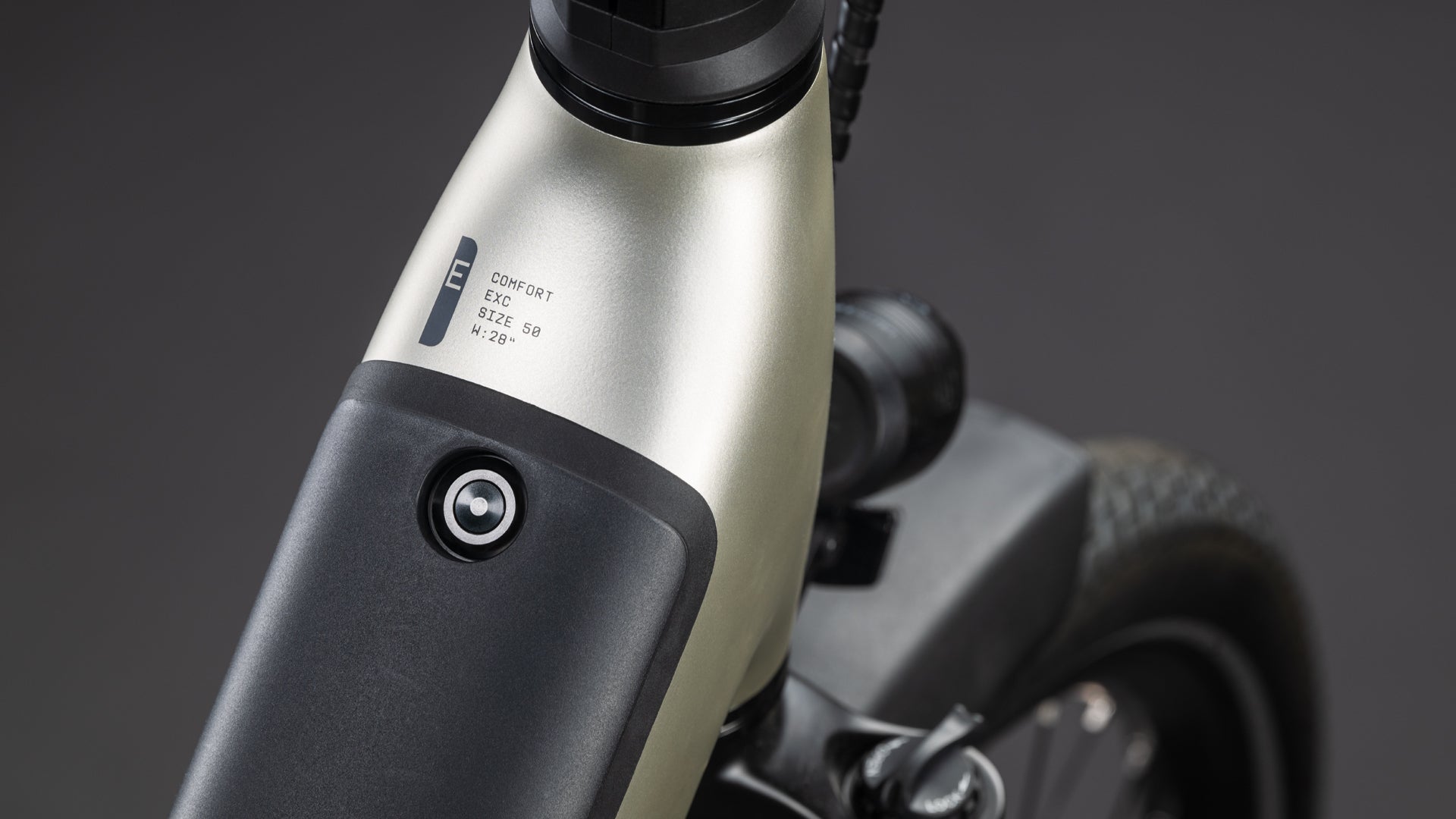Produktbild: Cube Supreme RT Hybrid Comfort EXC 600 champagne´n´grey, Detailaufnahme 01