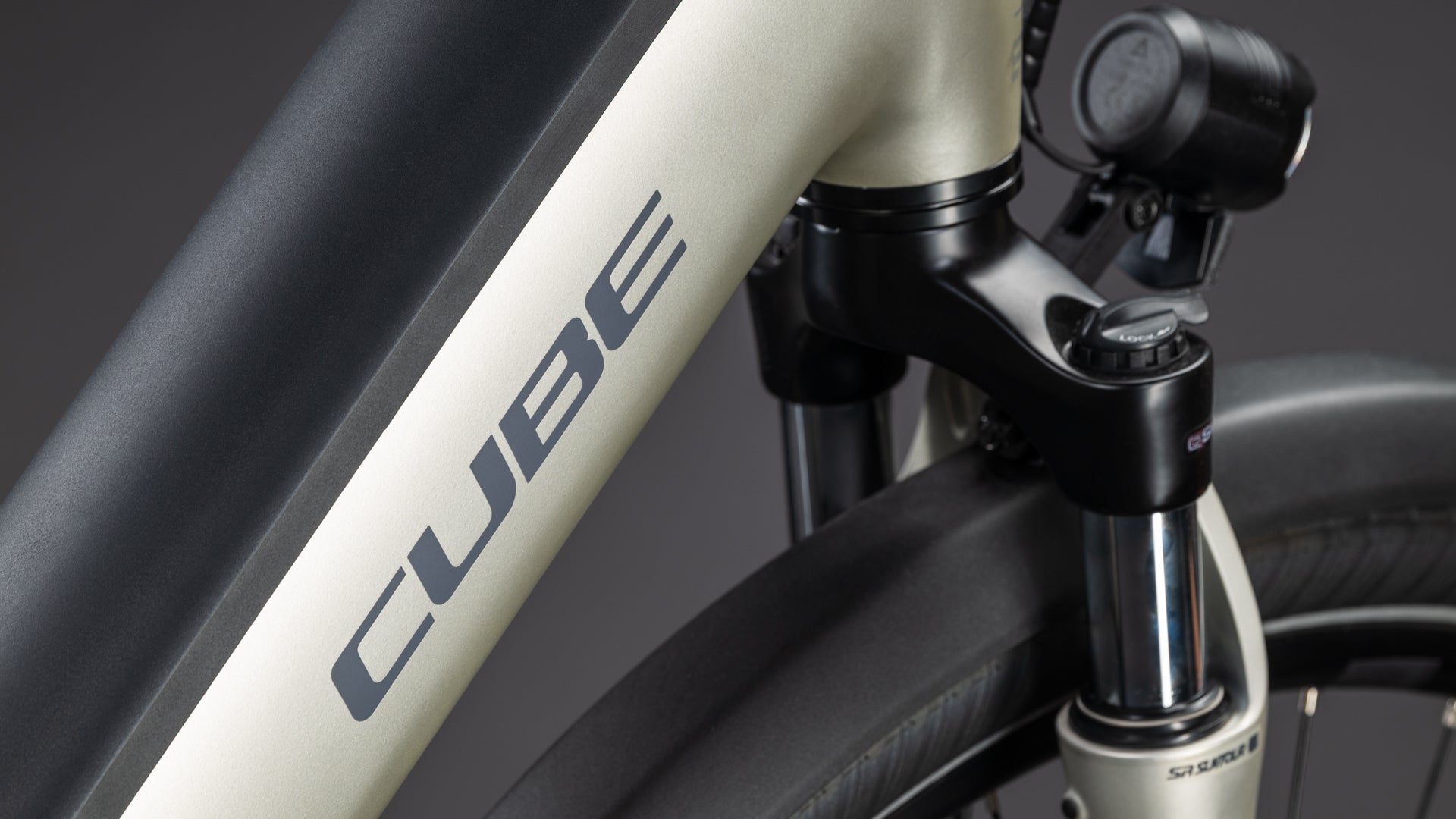 Produktbild: Cube Supreme RT Hybrid Comfort EXC 600 champagne´n´grey, Detailaufnahme 02
