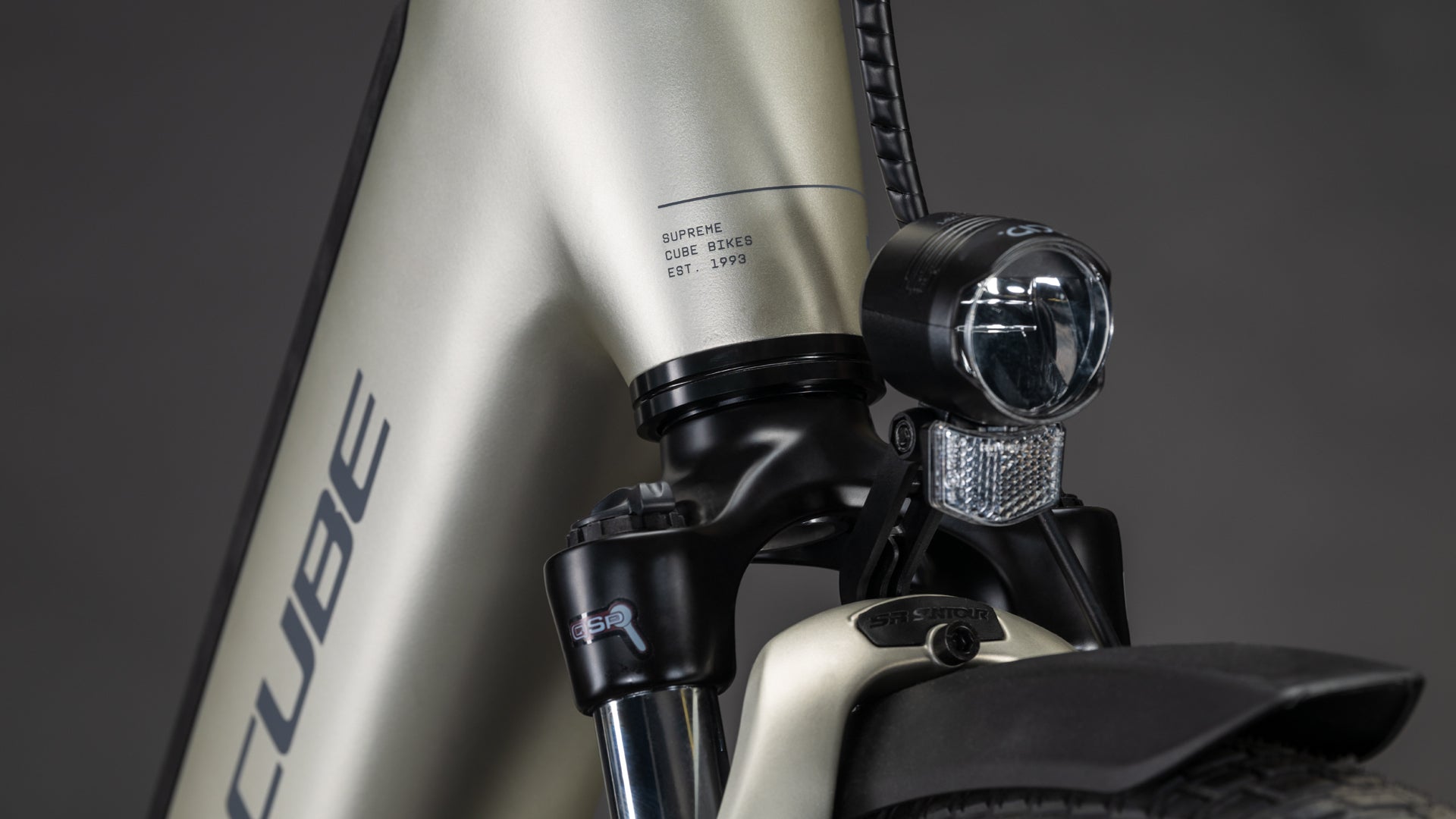 Produktbild: Cube Supreme RT Hybrid Comfort EXC 600 champagne´n´grey, Detailaufnahme 07
