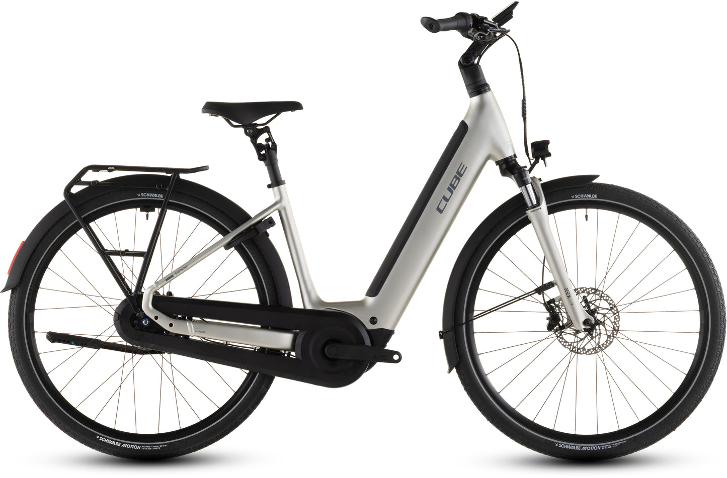 Produktbild: Cube Supreme RT Hybrid Comfort EXC 600 champagne´n´grey, Seitenansicht (weißer Hintergrund)