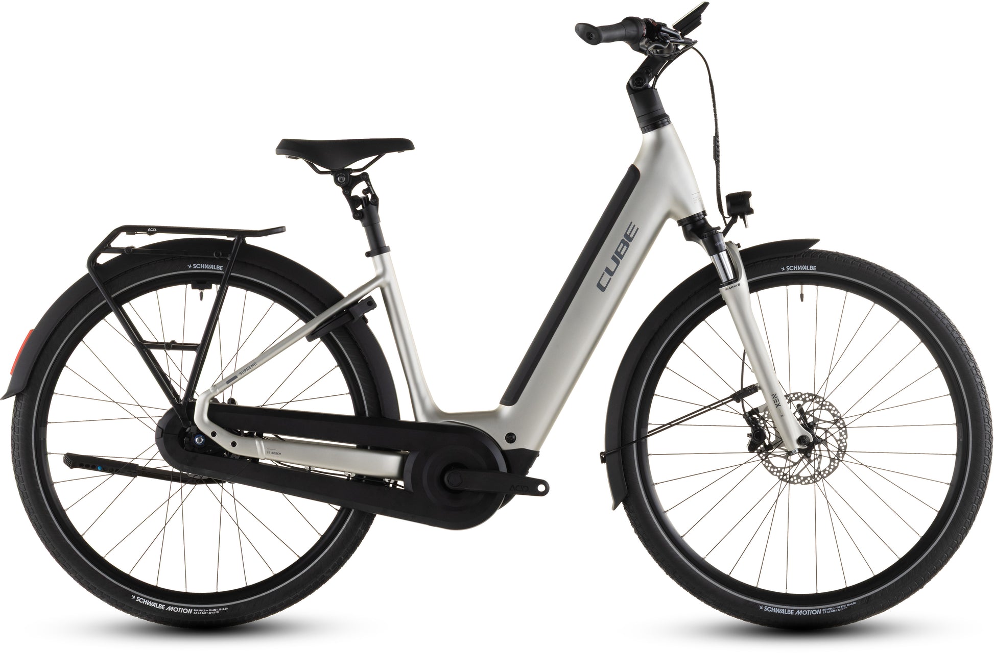 Produktbild: Cube Supreme RT Hybrid Comfort EXC 600 champagne´n´grey, Seitenansicht (weißer Hintergrund)