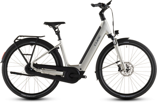 Produktbild: Cube Supreme RT Hybrid Comfort EXC 600 champagne´n´grey, Seitenansicht (weißer Hintergrund)