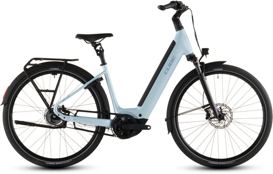 Produktbild: Cube Supreme RT Hybrid Deluxe EX 600 airygreen´n´prism, Seitenansicht (weißer Hintergrund)