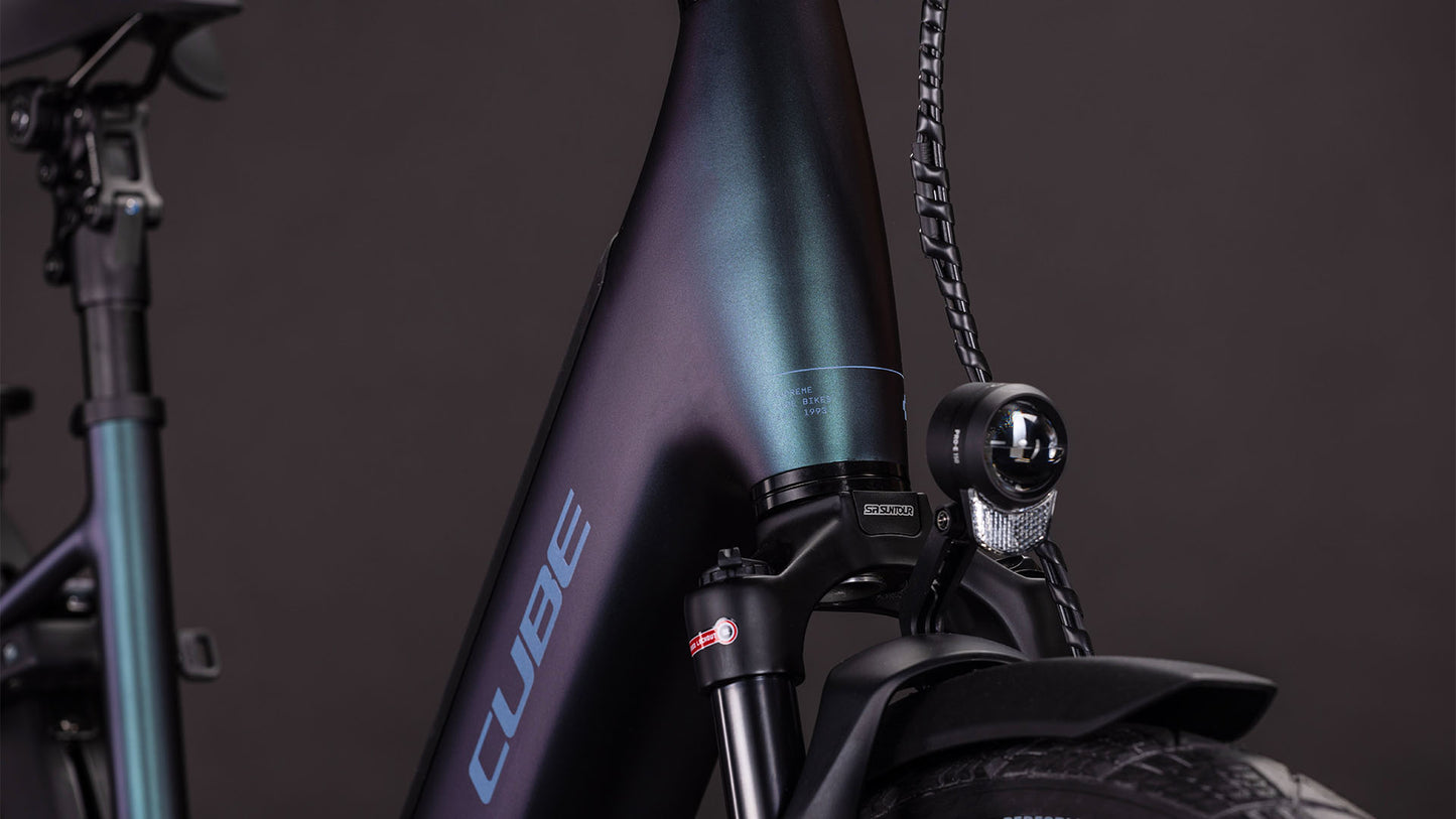 Produktbild: Cube Supreme Hybrid Deluxe SLT 600 metalblue´n´reflex, Detailaufnahme 06