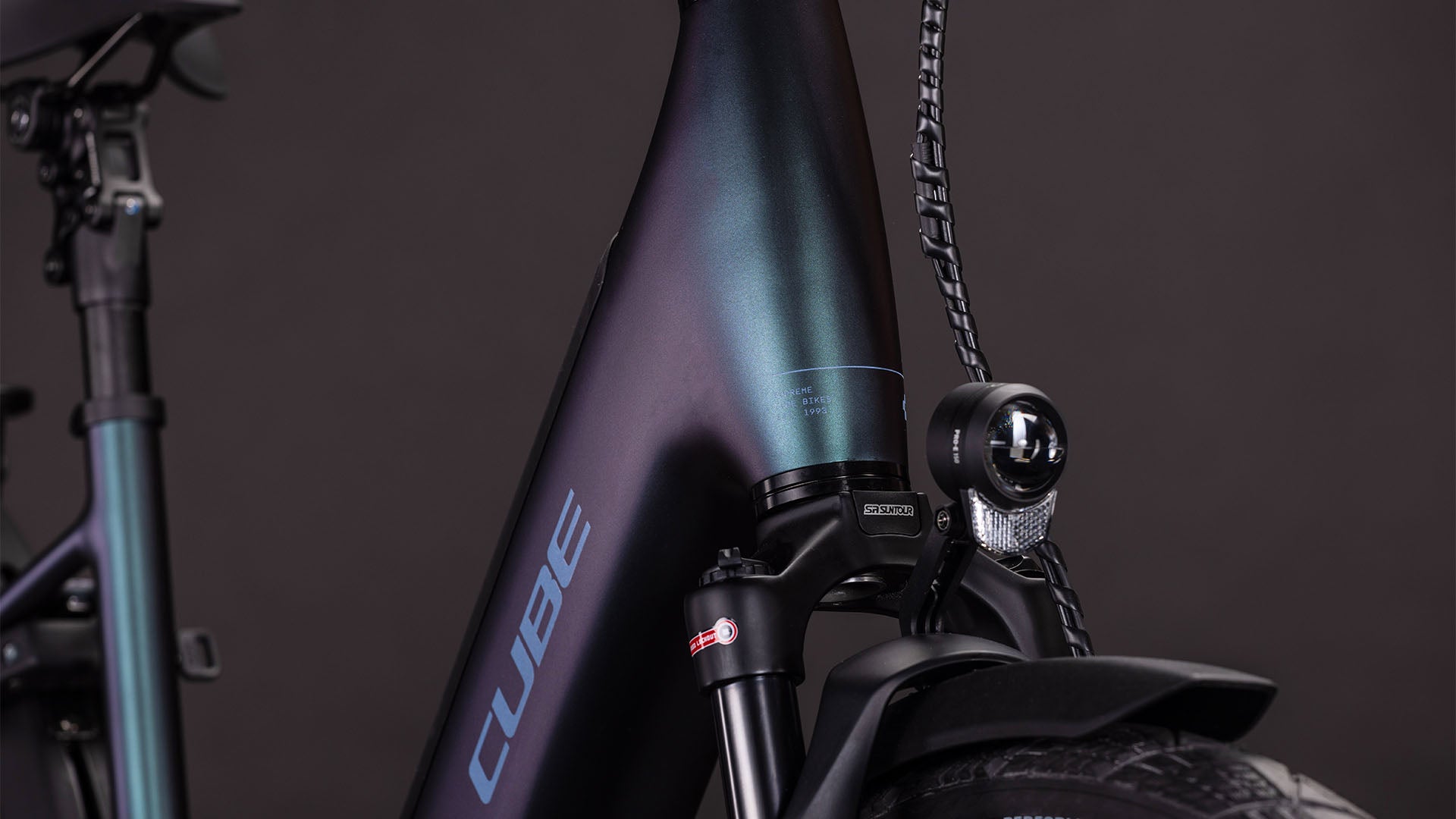 Produktbild: Cube Supreme Hybrid Deluxe SLT 600 metalblue´n´reflex, Detailaufnahme 06