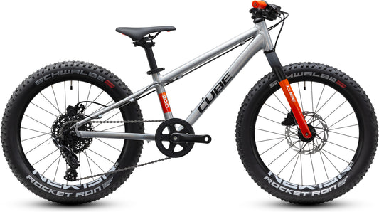 CUBE Reaction 200 Pro Kinderrad 2027 in prizmpolished und red, Seitenansicht
