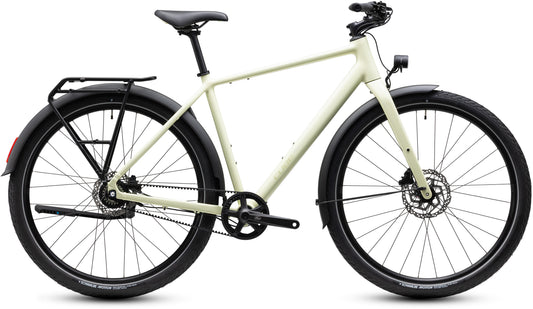 CUBE Editor Pro FE Cityrad 2027 in mellowyellow und lilac, Seitenansicht