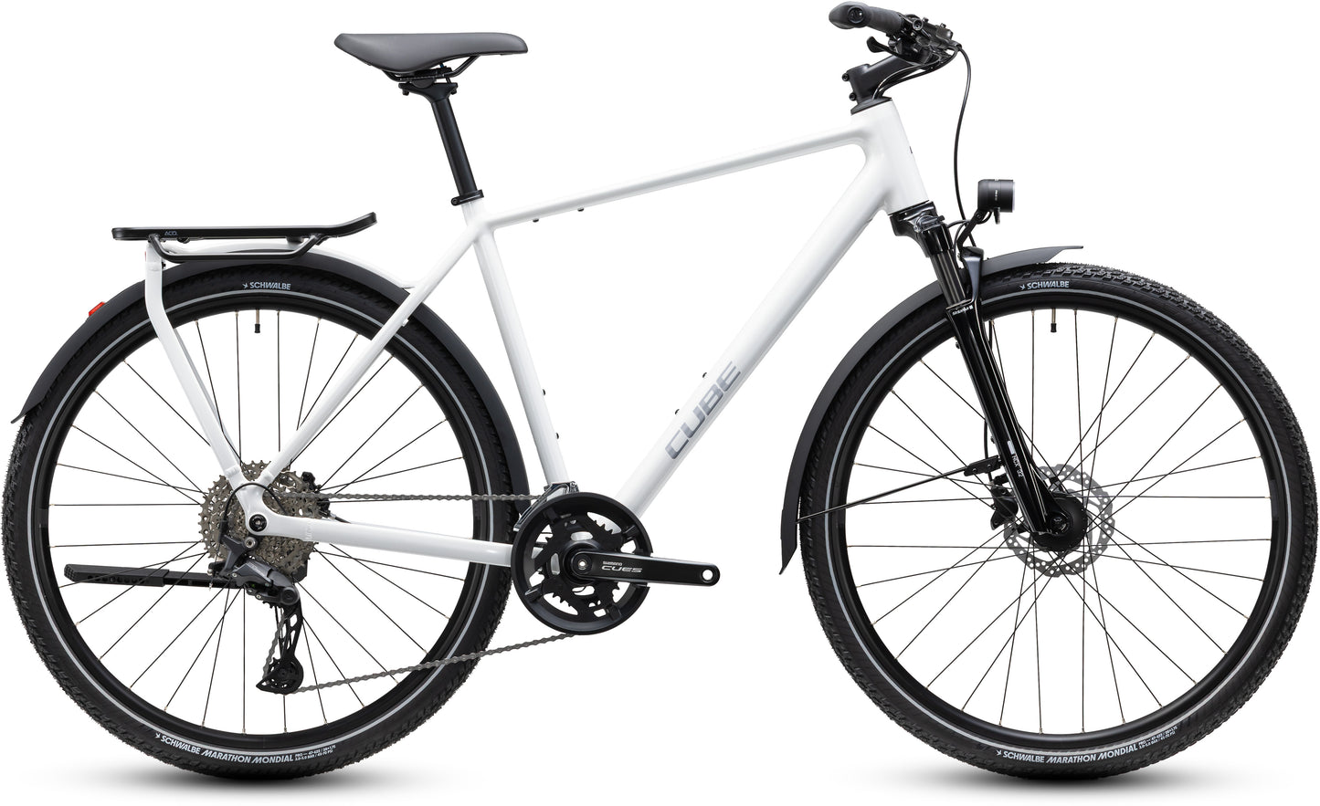 Cube Kathmandu Pro metallicwhite´n´chrome 2027