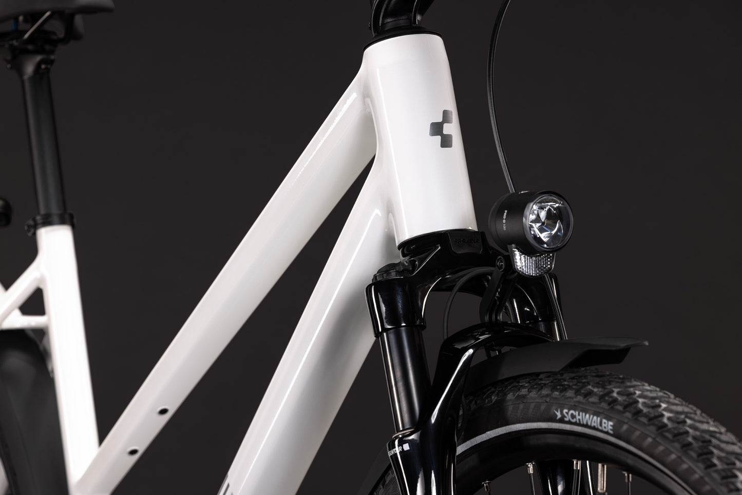 Cube Kathmandu Pro metallicwhite´n´chrome Trapeze 2027