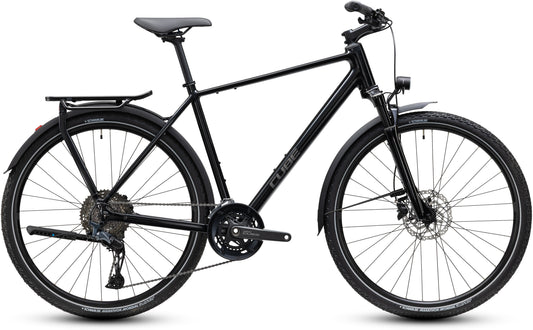 CUBE Kathmandu EXC Trekkingrad 2027 in darkcosmos und reflex, Seitenansicht
