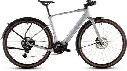 Produktbild: Cube Nulane Hybrid C:62 Race 400X FE sleekgrey´n´prism, Seitenansicht (weißer Hintergrund)