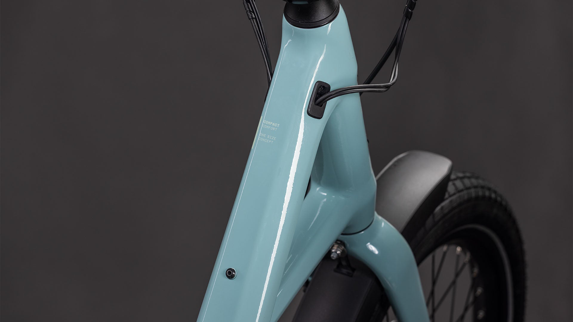 Produktbild: Cube Compact Hybrid Comfort 545 skylightblue´n´blue, Detailaufnahme 01