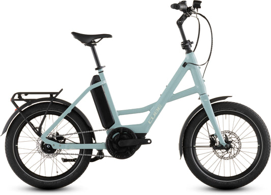 Produktbild: Cube Compact Hybrid Comfort 545 skylightblue´n´blue, Seitenansicht (weißer Hintergrund)