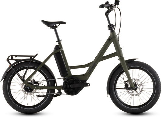 Produktbild: Cube Compact Hybrid Comfort 545 reedgreen´n´reflex, Seitenansicht (weißer Hintergrund)