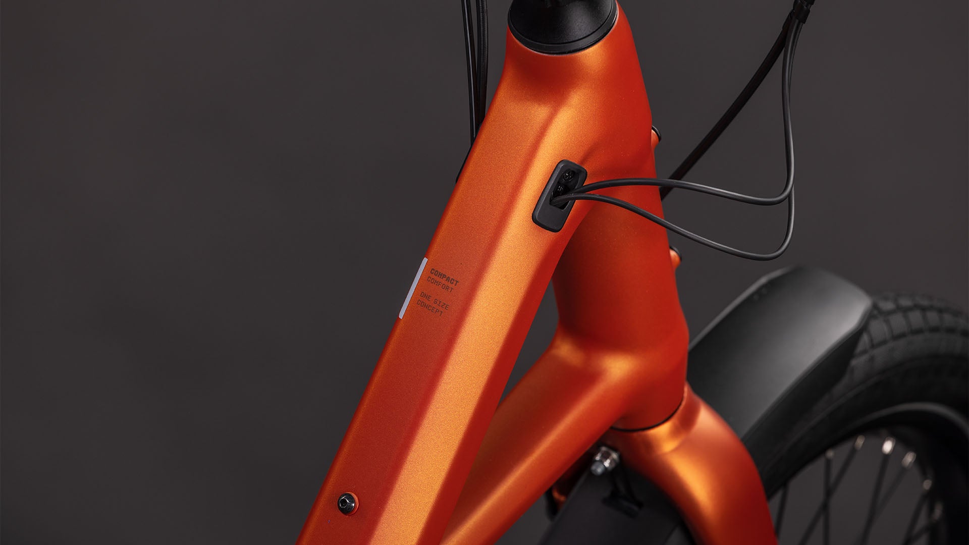 Produktbild: Cube Compact Hybrid 545 rustorange´n´reflex, Detailaufnahme 01