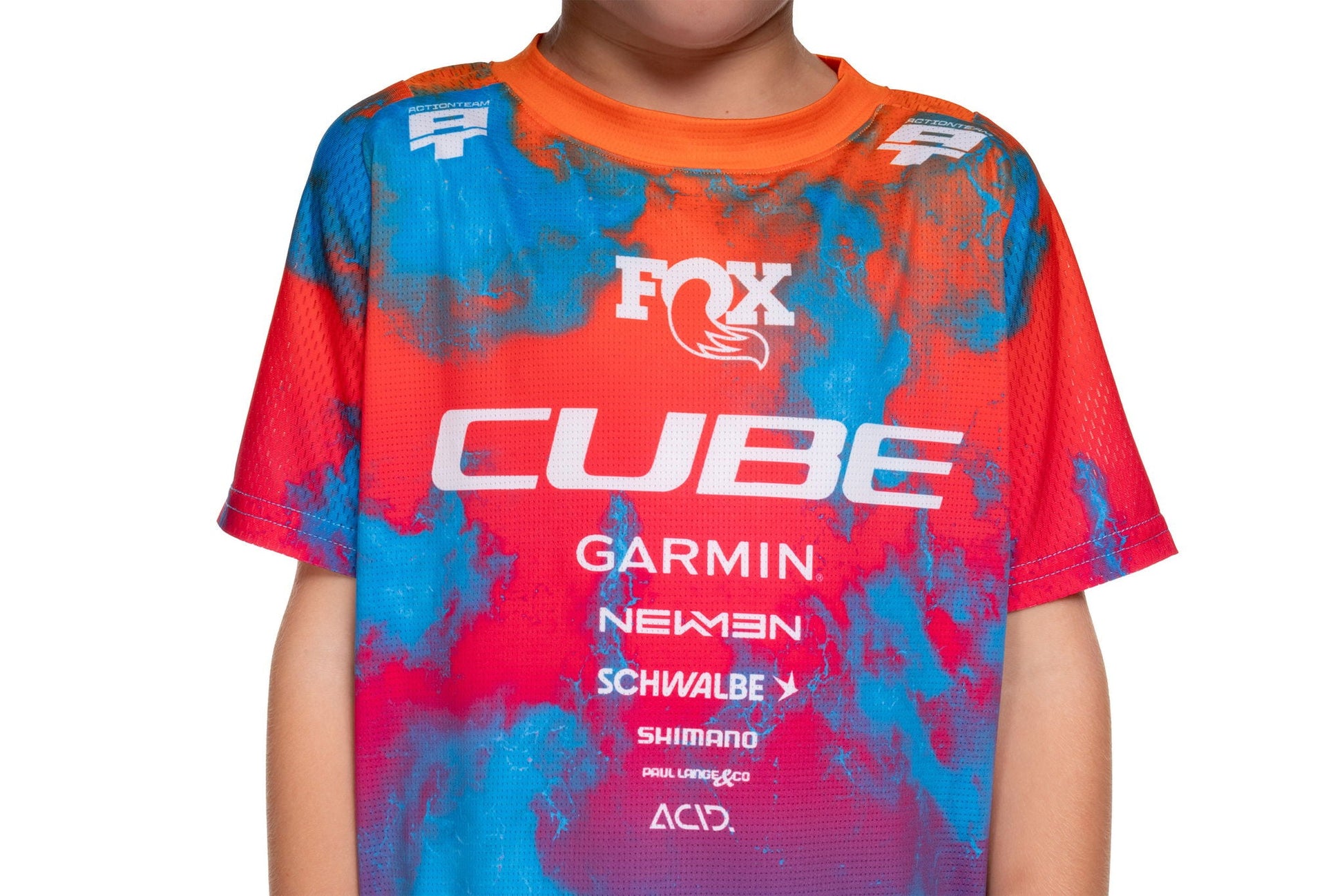 CUBE MTB Trikot ROOKIE X Actionteam kurzarm – Detailansicht 1