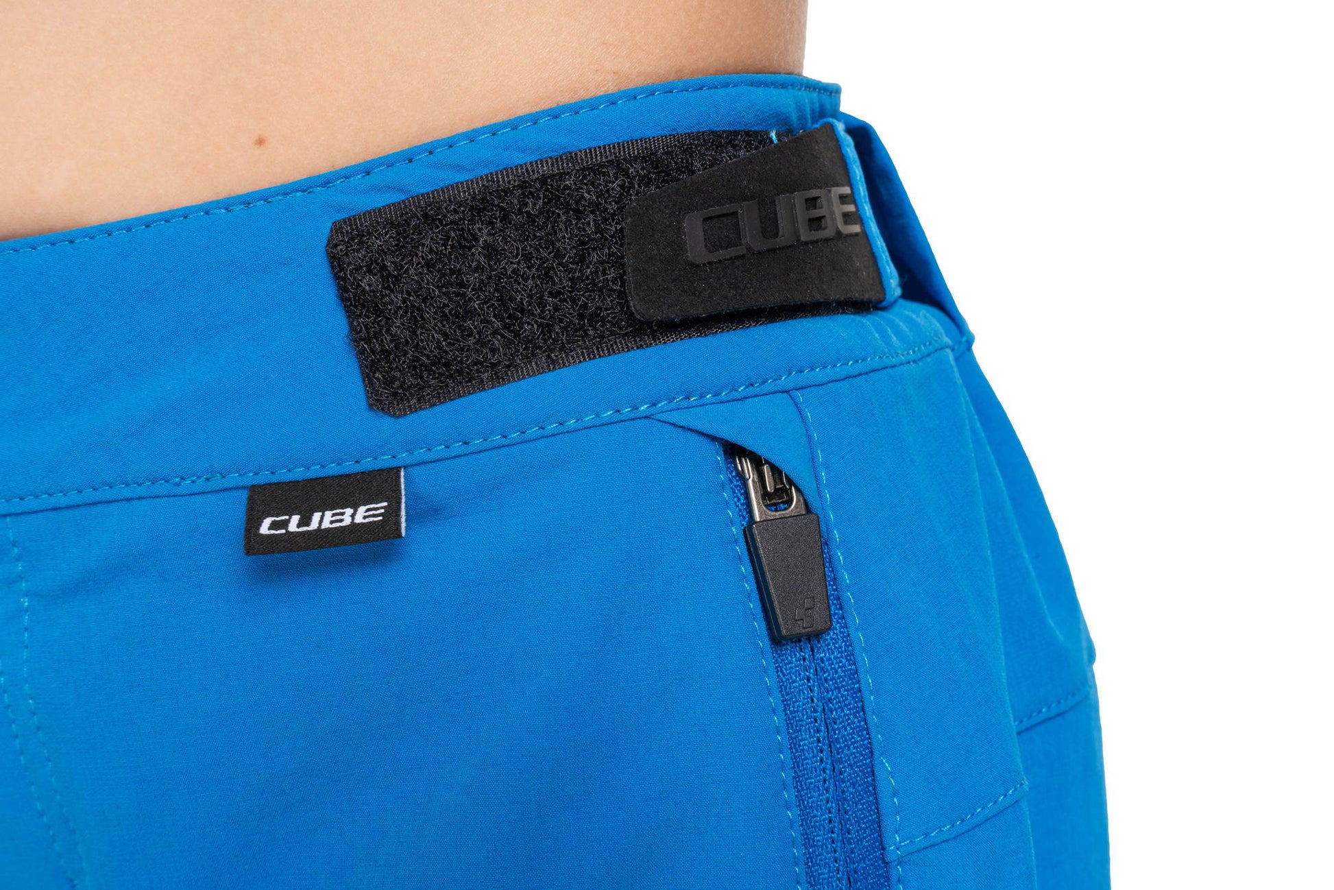 CUBE MTB Baggy Short ROOKIE X Actionteam – Detailansicht 2