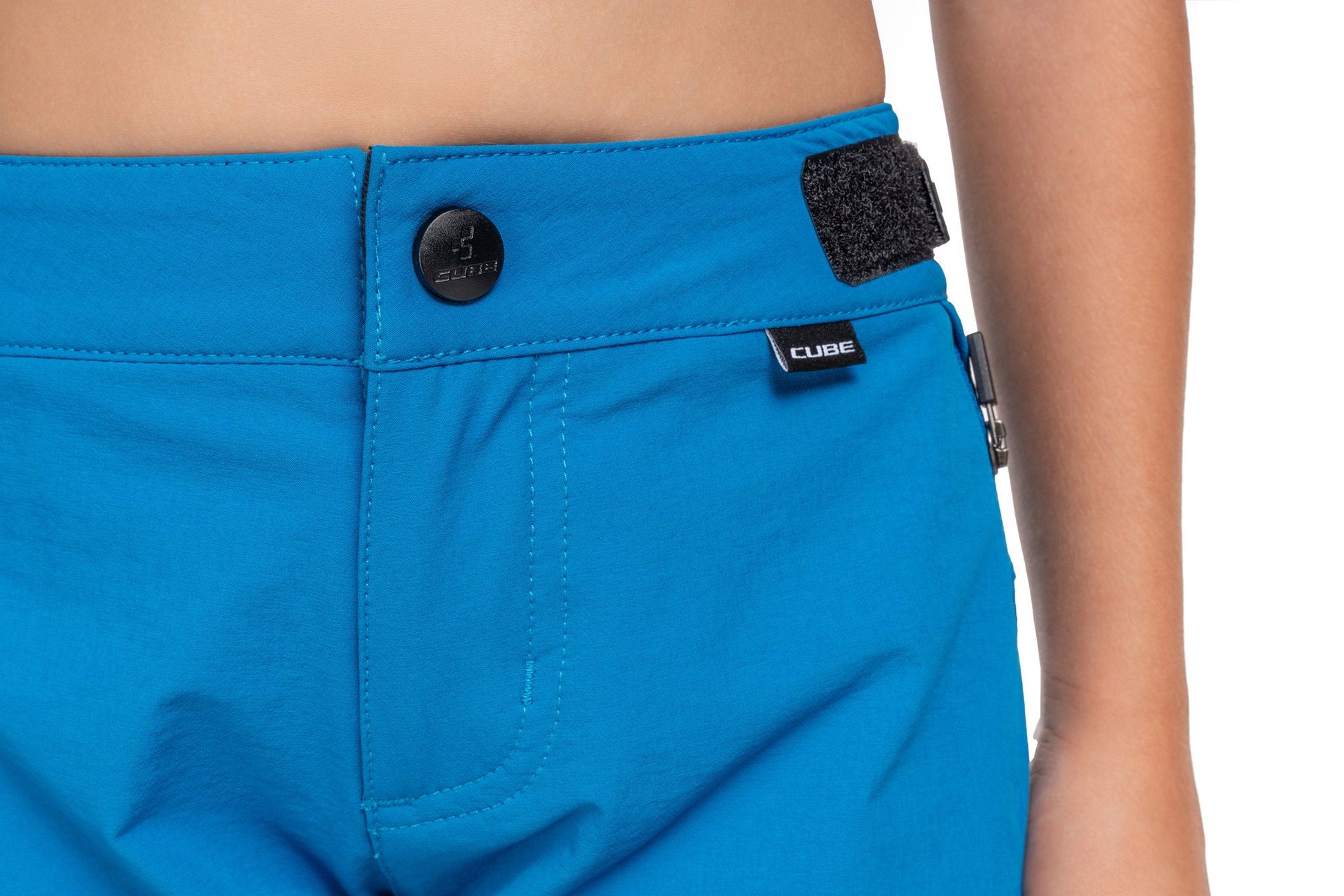 CUBE MTB Baggy Short ROOKIE X Actionteam – Detailansicht 3