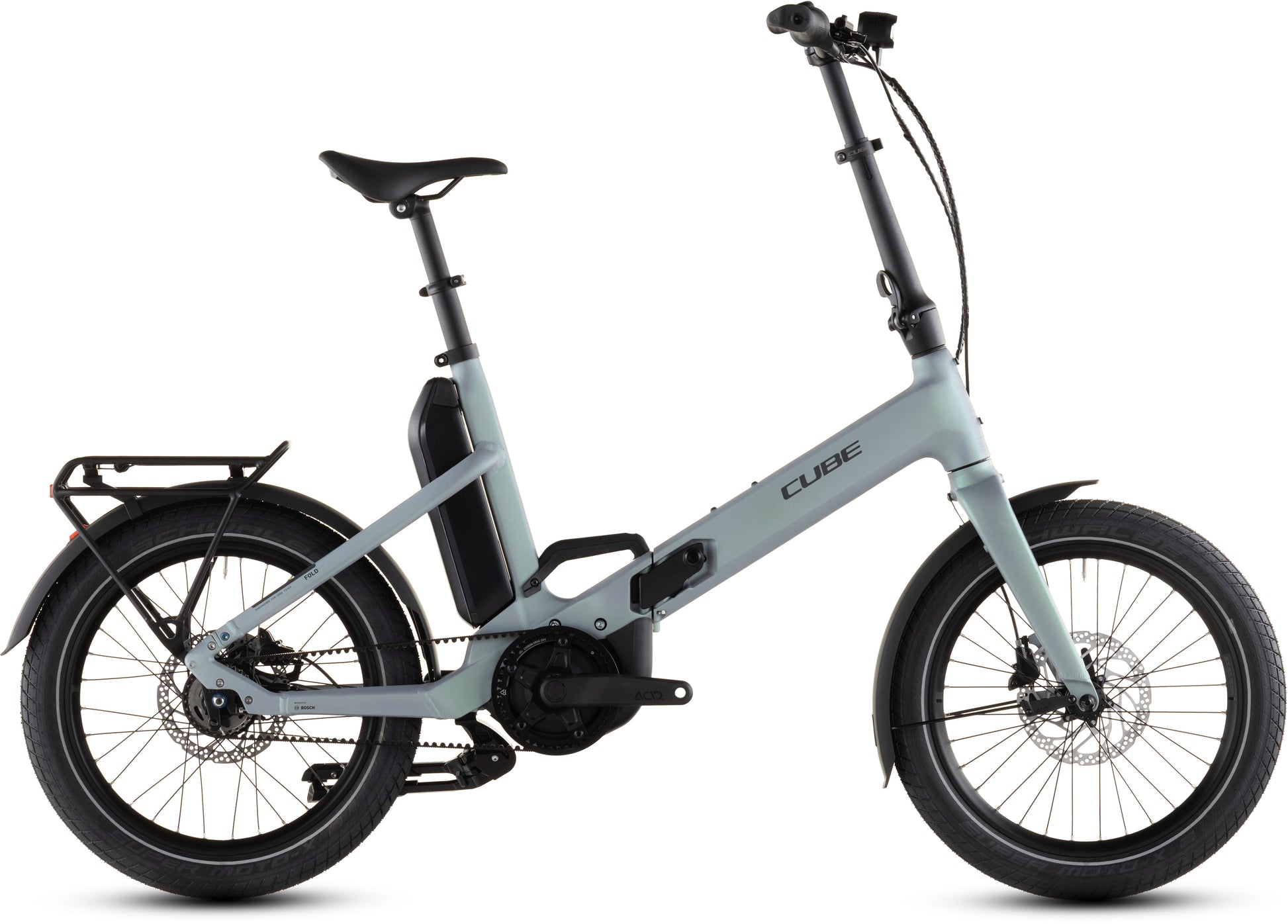 Produktbild: Cube Fold Hybrid Comfort 545 seagrey´n´reflex, Seitenansicht (weißer Hintergrund)