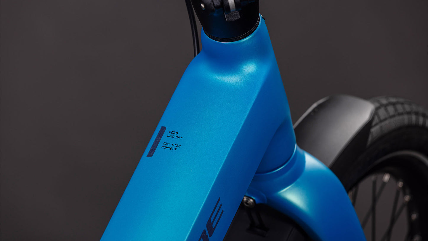 Produktbild: Cube Fold Hybrid Comfort 545 azure´n´reflex, Detailaufnahme 01