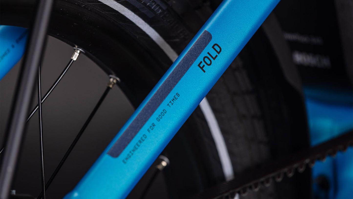 Produktbild: Cube Fold Hybrid Comfort 545 azure´n´reflex, Detailaufnahme 03