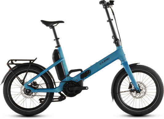 Produktbild: Cube Fold Hybrid Comfort 545 azure´n´reflex, Seitenansicht (weißer Hintergrund)